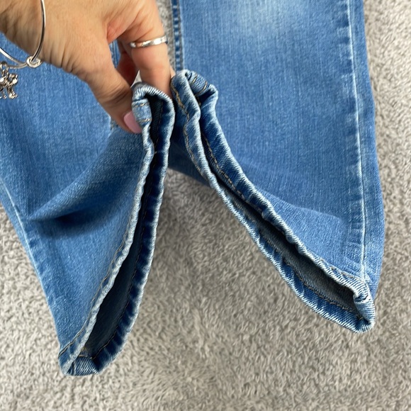 Hollister Jeans Mens 29x30 Slim Straight Epic Flex Zip Fly Medium Wash Denim - Picture 5 of 16